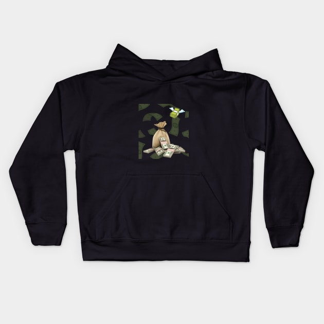 Money Kids Hoodie by T-shirt Style